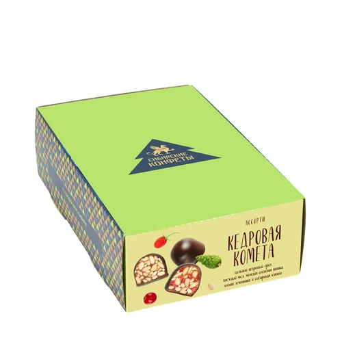  Кедровая комета Ассорти (9429) (классика, клюква, шишка, земляника), 540г   в Химках