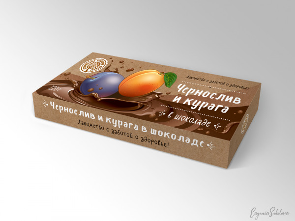 №2 Чернослив и курага в шоколаде, 220г в Химках