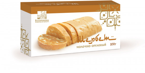 №1 Шербет МОЛОЧНО-ОРЕХОВЫЙ, 200г в Химках